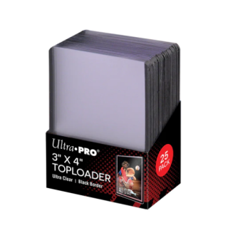 UP - Toploader - 3'' x 4'' Black Border (25pcs)