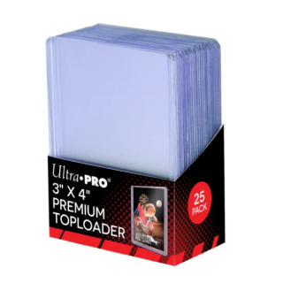 UP - Toploader - 3'' x 4'' Premium Clear Border (25pcs)