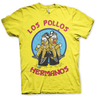 Μπλούζα Gildan T-Shirt - Breaking Bad - Walter and Jesse / Los Pollos Hermanos (Yellow) (XL)