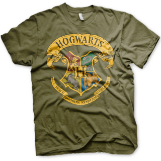 Μπλούζα Gildan T-Shirt - Harry Potter - Hogwarts (Olive) (M)