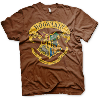 Μπλούζα Gildan T-Shirt - Harry Potter - Hogwarts (Brown) (L)