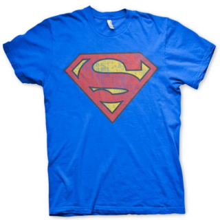 Μπλούζα Gildan T-Shirt - DC Heroes - Superman (Washed Logo) (Blue) (S)