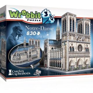 Wrebbit 3D Puzzle Notre-Dame Cathedral 830pcs