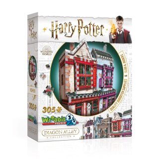 Wrebbit 3D Puzzle Harry Potter - DAC Quality Quiditch Supplies & Slug & Jiggers Apothecary 305pcs