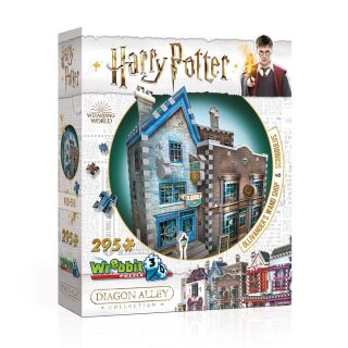 Wrebbit 3D Puzzle Harry Potter - DAC Ollivander's Wand Shop & Scribbulus Writing Implements 295pcs