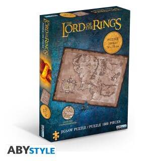 Puzzle - Lord of the Rings - Map of Middle Earth 1000pcs