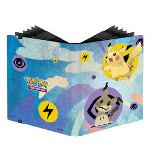 Ultra Pro Binder - 9 Pocket (with Elastic Strap Closure) - Pokemon - Pikachu and Mimikyu