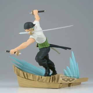 Φιγούρα Banpresto One Piece 25th Anniversary (TV Animation) - Senkozekkei - Roronoa Zoro (1/2) (11cm)
