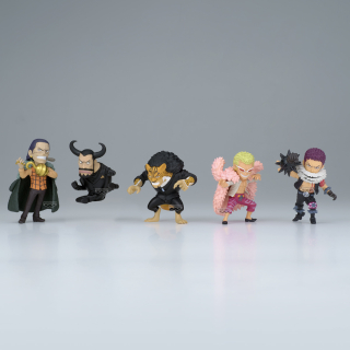 Φιγούρα Banpresto Mini One Piece 25th Anniversary (TV Animation) - WCF - Rival - Crocodile / Blueno / Rob Lucci / Doflamingo / Katakuri (7cm) (Random)