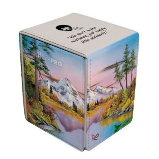 Ultra Pro Deck Box - Alcove Flip Box - Bob Ross - Mighty Mountain Lake
