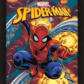 Framed 3D Print - Marvel - Spider-Man (Mask Power Up)