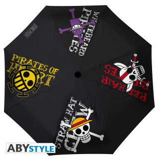 Ομπρέλα AbyStyle - Foldable Umbrella - One Piece - Pirates Emblems (30cm)