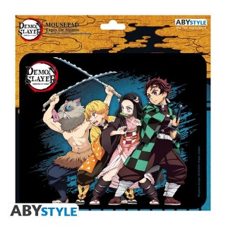 Flexible Mousepad - Demon Slayer - Tanjiro, Nezuko, Zenitsu and Inosuke