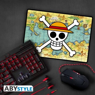 Gaming Mousepad - One Piece - Skull with map