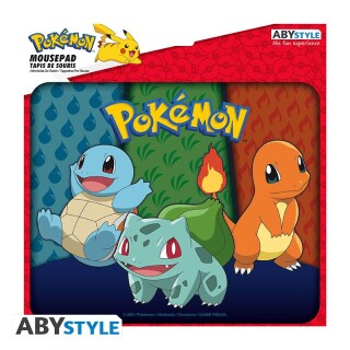 Flexible Mousepad - Pokemon - Starters Kanto