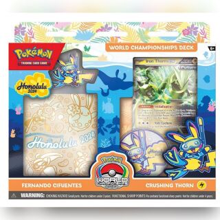 Pokemon TCG - 2024 World Championship Deck - Crushing Thorn (Fernando Cifuentes) - Iron Thorns ex