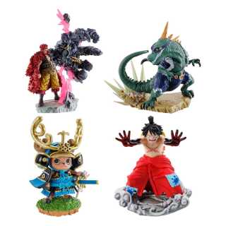 Φιγούρα Statue Megahouse - One Piece - Logbox Re Birth - Wano Kuni Vol. 2 (Luffy / Eustass Kid / Armored Chopper / X Drake Beast Form ) (9cm) (Blind Box-Mystery)