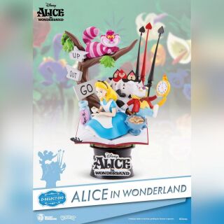 Φιγούρα Statue Beast Kingdom Toys - D-Stage Diorama - Disney Classic Series - Alice in Wonderland - Alice (15cm)