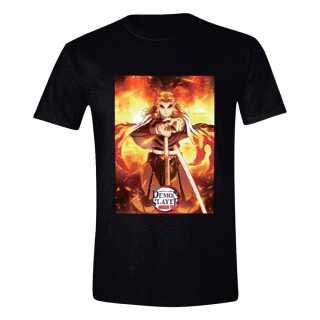 Μπλούζα PCMerch T-Shirt - Demon Slayer - Kyojuro Rengoku (Black) (L)