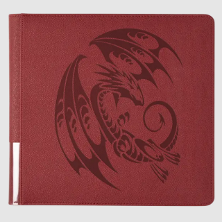 Dragon Shield Binder - Card Codex 576 Portfolio (with Elastic Strap Closure) - Blood Red