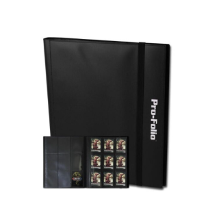 BCW Binder - 9 Pocket Folio (with Elastic Strap Closure) - Black