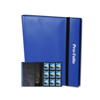 BCW Binder - 9 Pocket Folio (with Elastic Strap Closure) - Blue