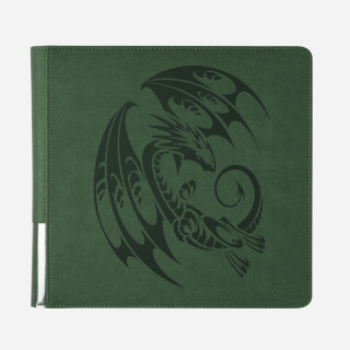 Dragon Shield Binder - Card Codex 576 Portfolio (with Elastic Strap Closure) - Forest Green
