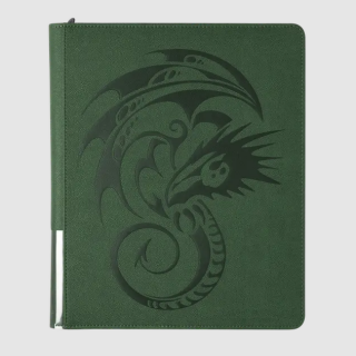 Dragon Shield Binder - Zipster Regular Binder with Rings (+20 Pages) - Forest Green