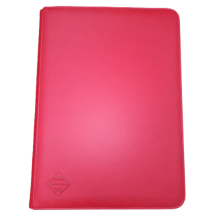 Kaissa Binder - 9 Pocket Premium Zippered - Red (360 Cards)