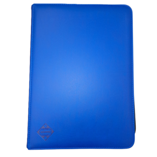 Kaissa Binder - 9 Pocket Premium Zippered - Dark Blue (360 Cards)