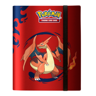 Ultra Pro Binder - 9 Pocket (with Elastic Strap Closure) - Pokemon - Mega Charizard X and Y (360 Cards)