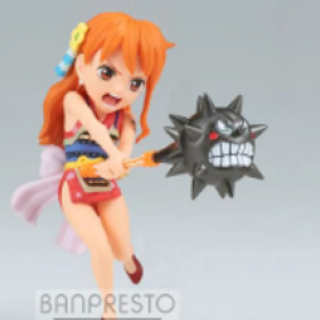 Φιγούρα Banpresto Mini One Piece - WCF Ver.8 - Wanokuni Onigashima - Nami with Zeus (B) (7cm)