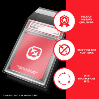 Evoretro - Graded Card Sleeves Resealable (100 Pieces)