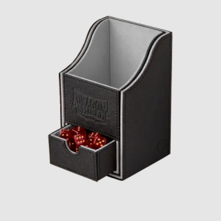 Dragon Shield Deck Box - Nest +100 - Black / Light Grey