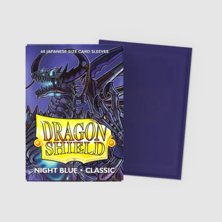 Dragon Shield Classic Sleeves - Japanese Size - Solid Colour - Night Blue (60pcs)