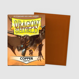 Dragon Shield Matte Sleeves - Standard Size - Solid Colour - Copper