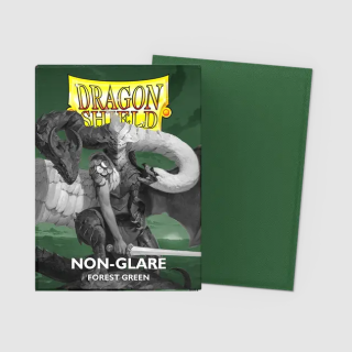 Dragon Shield Matte Sleeves - Standard Size - Solid Colour - Non-Glare - Forest Green