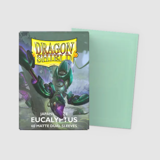 Dragon Shield Matte Sleeves - Japanese Size - Solid Colour - Eucalyptus (60 Sleeves)