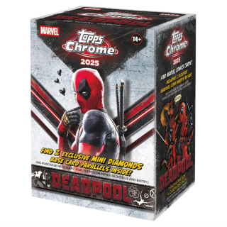Συλλεκτικές Κάρτες Topps - 2025 Chrome Marvel - Deadpool - Value Box (7 Packs)