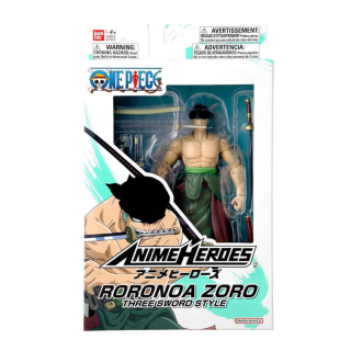 Φιγούρα Toei Animation Action Figure - Anime Heroes - One Piece - Roronoa Zoro (Three Sword Style) (17cm)