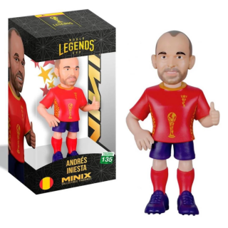 Φιγούρα Minix Figure - Football - Wolrd Cup Legends - Espania - Andres Iniesta #135 (22cm)
