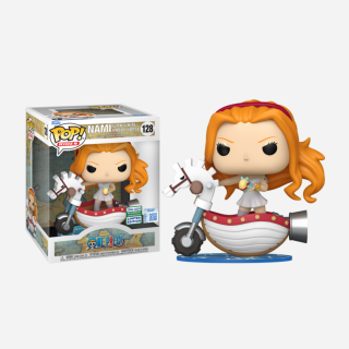 Φιγούρα Funko POP! Rides One Piece - Nami with White Hobby Horse (2025 Wondrous Convention Limited Edition) #128