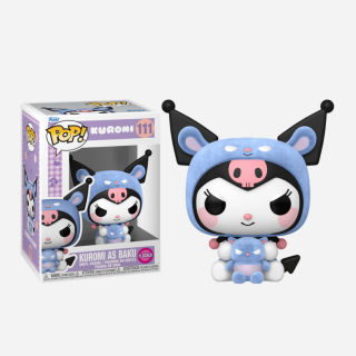 Φιγούρα Funko POP! Hello Kitty and Friends - Kuromi as Baku (Flocked) #111