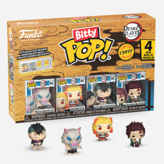 Φιγούρα Funko POP! Bitty 4-Pack Demon Slayer - Inosuke / Rengoku / Genya and Chase Mystery