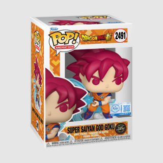 Φιγούρα Funko POP! Dragon Ball Super - Super Saiyan God Goku (Kamehameha) (Special Edition) (Glow Chase) #2491 (1+1 Pack)