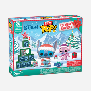 Funko Bittty POP! 24-Day Countdown Calendar - Disney - Lilo and Stitch - Buildable Hilday Tree