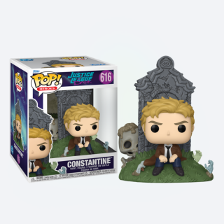 Φιγούρα Funko POP! Deluxe DC Heroes - Justice League Dark - Constantine (with Tombstone) #616