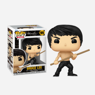 Φιγούρα Funko POP! Icons - Bruce Lee - Bruce Lee (with Bo Staff) (Dynamic) #95