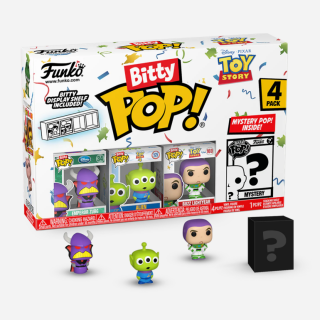 Φιγούρα Funko POP! Bitty 4-Pack Disney - Toy Story 4 - Zurg / Alien / Buzz Lightyear and Chase Mystery