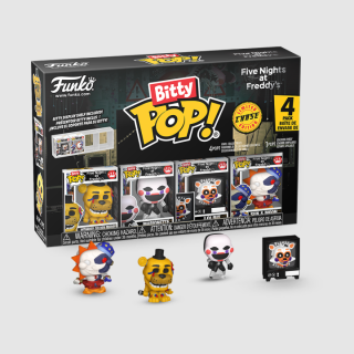 Φιγούρα Funko POP! Bitty 4-Pack Five Nights at Freddy's (FNAF) - Withered Golden Freddy / Marionette / Lolbit / Sun and Moon